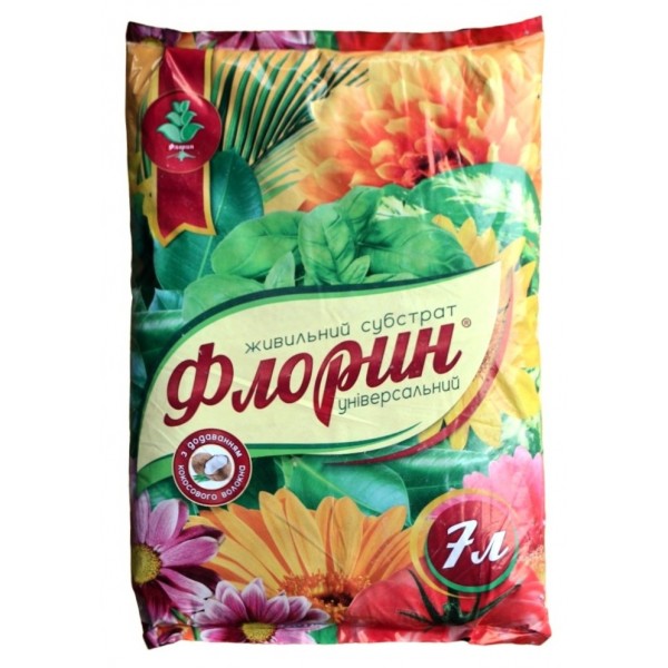 Ґрунтосуміш, універсальний, Флорін, 7л